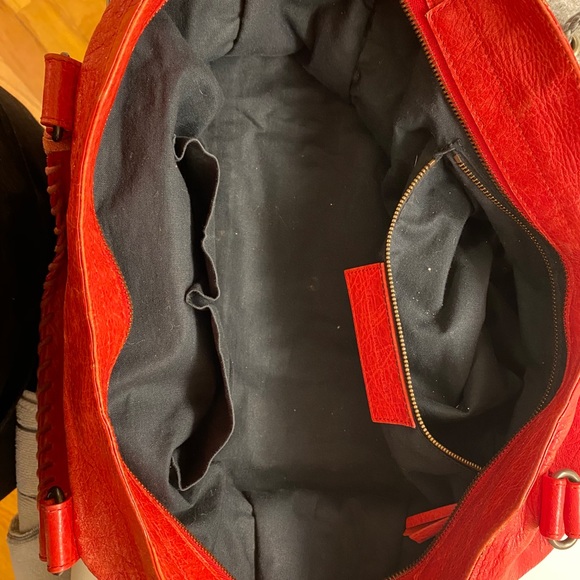 Authentic Balenciaga 💯 Part-time Red Moto Handbag - Picture 14 of 16